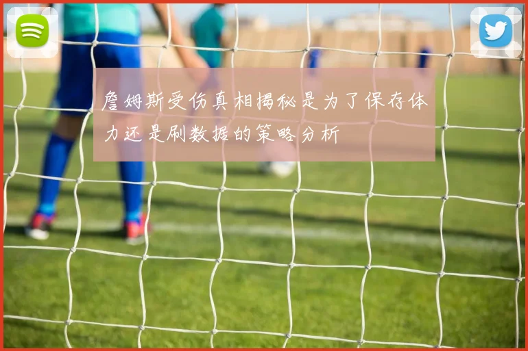 詹姆斯受伤真相揭秘是为了保存体力还是刷数据的策略分析